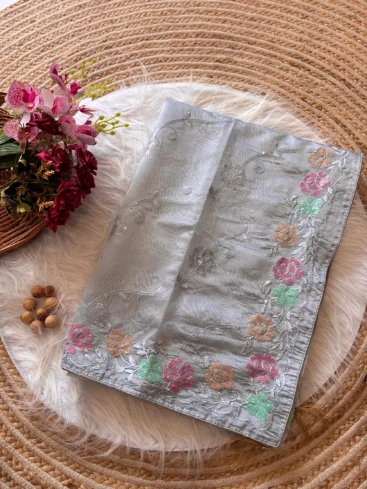 Viscose Embroidery Work Design | Samantha Collection